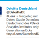 Deloitte Twitter Studie Generation Y