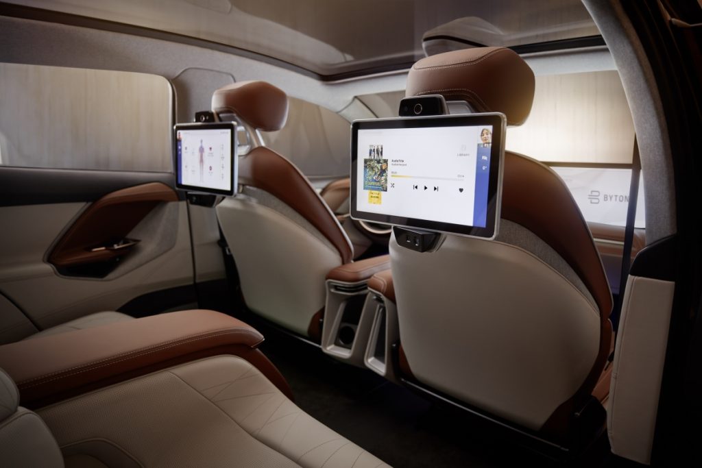 BYTON SUV Concept Interior Detail fonds